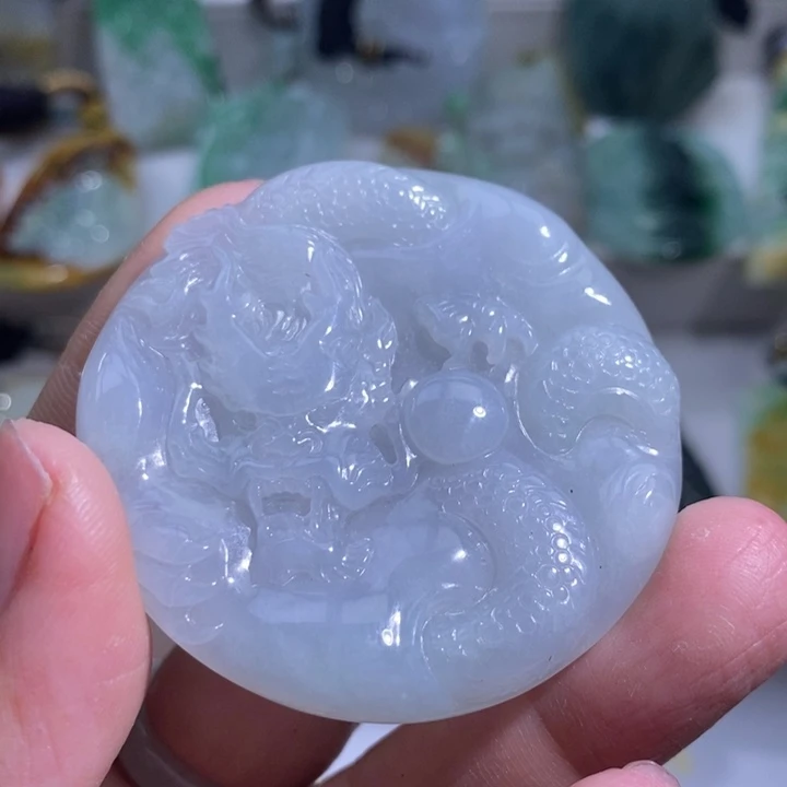 【闪购商品】颈饰未镶嵌翡翠龙牌