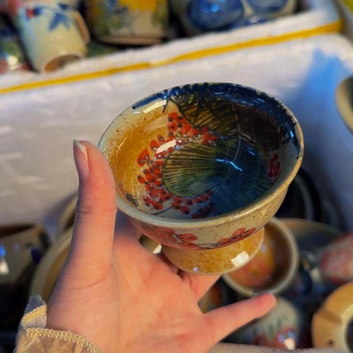 瓷片景德镇陶瓷手工手绘