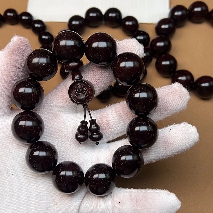 小叶紫檀手串/手链2.0*12 满星