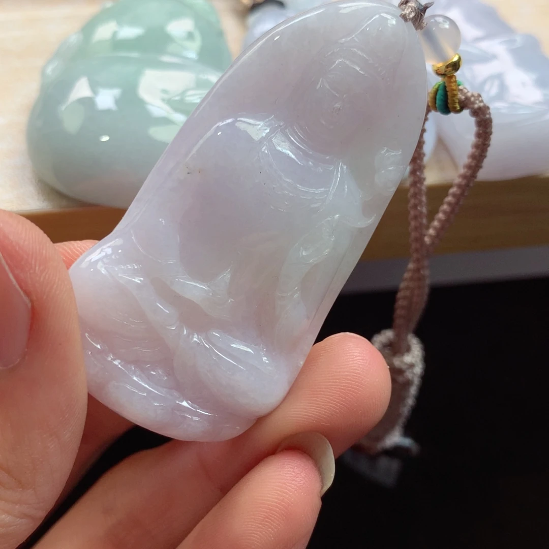翡翠未镶嵌颈饰吊坠