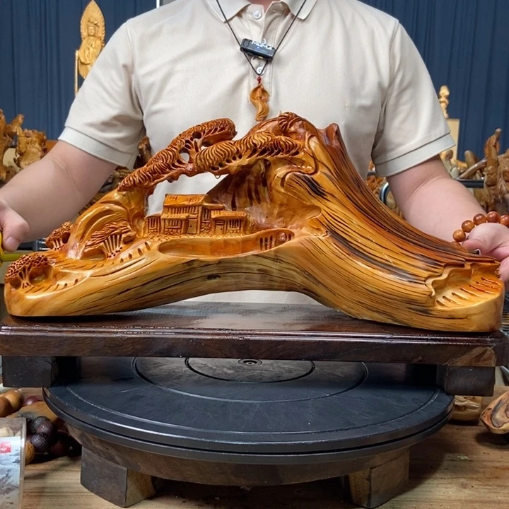 柏木（崖柏）山水倒流香送两盒香