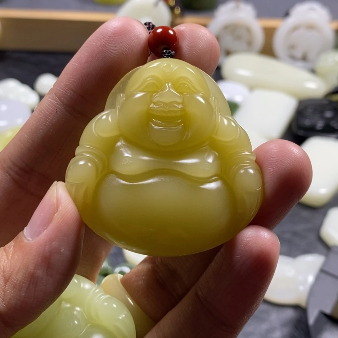 和田玉未镶嵌颈饰r*行