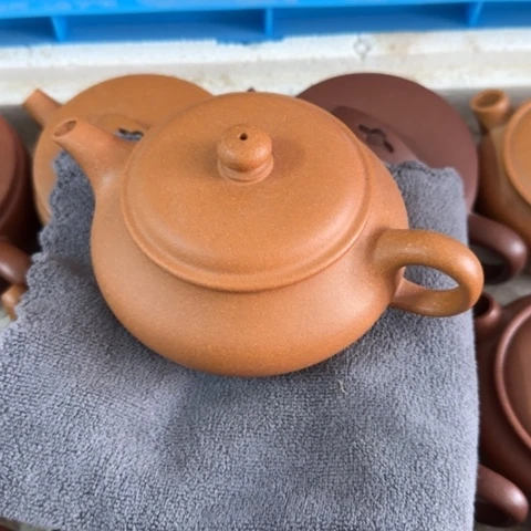 紫砂茶壶用****2黄降坡泥220cc