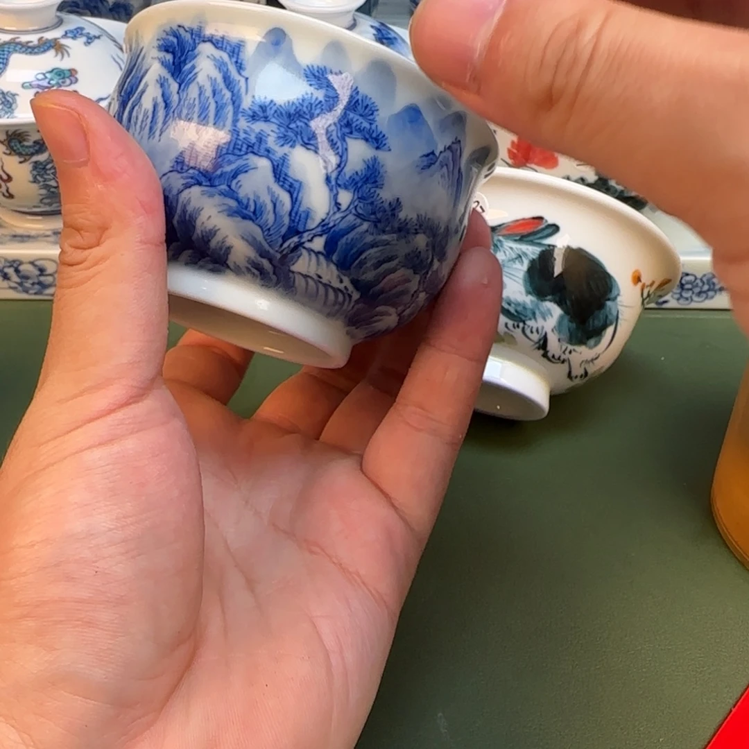 彦祖纯手工手绘茶具178