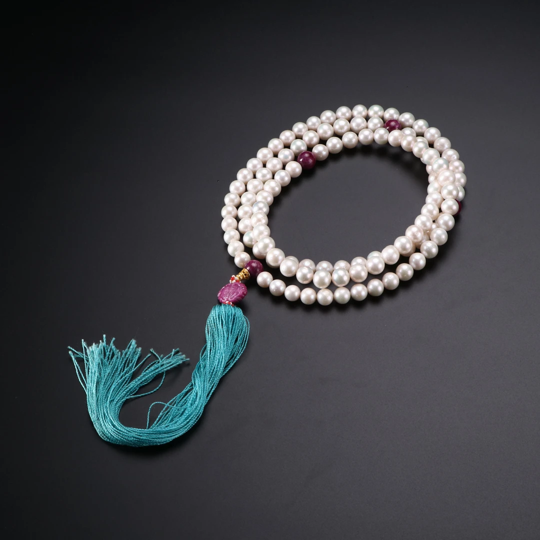 0728003/博古通今/集古藏今/东珠念珠/古董首饰