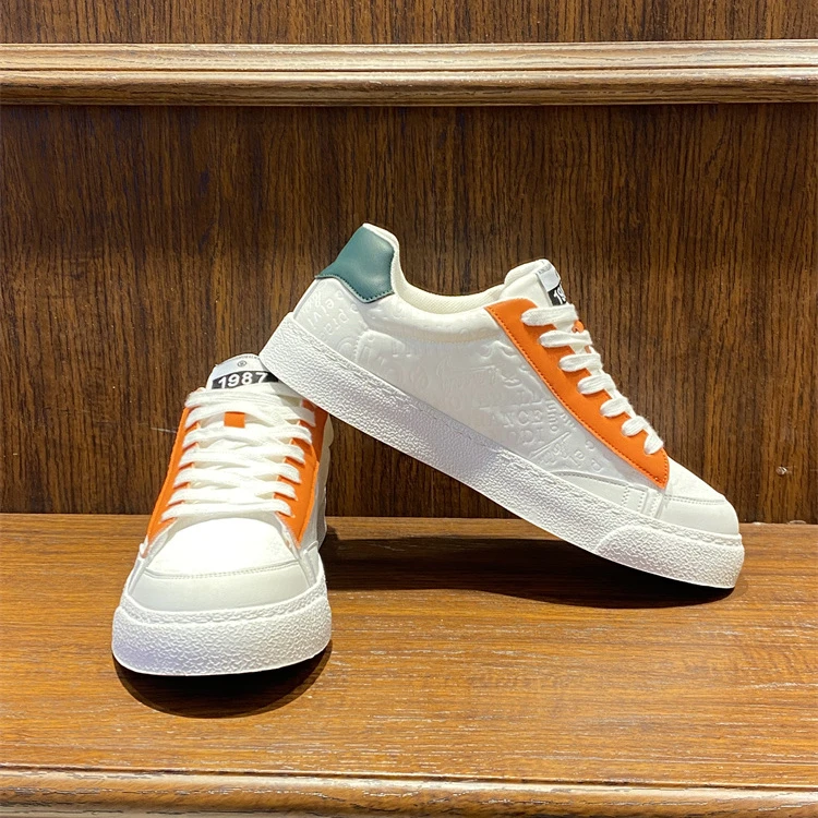 男鞋春季新款时尚百搭款休闲运动男鞋学生一脚蹬板鞋男士男生潮鞋