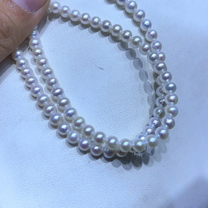 颈饰银S925镶嵌淡水珍珠