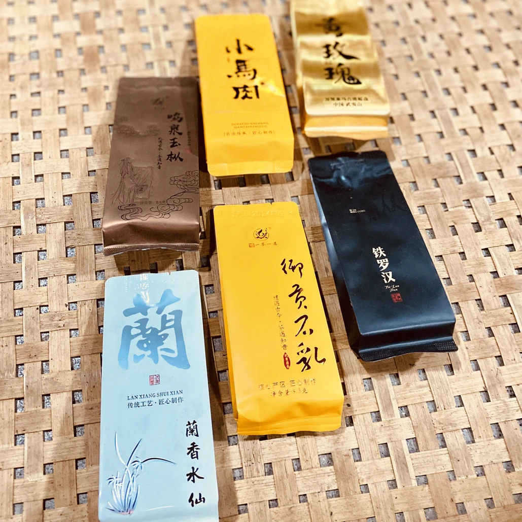 小马肉水仙老丛枞黄玫瑰石乳铁罗汉六款12泡茶叶品鉴组合装