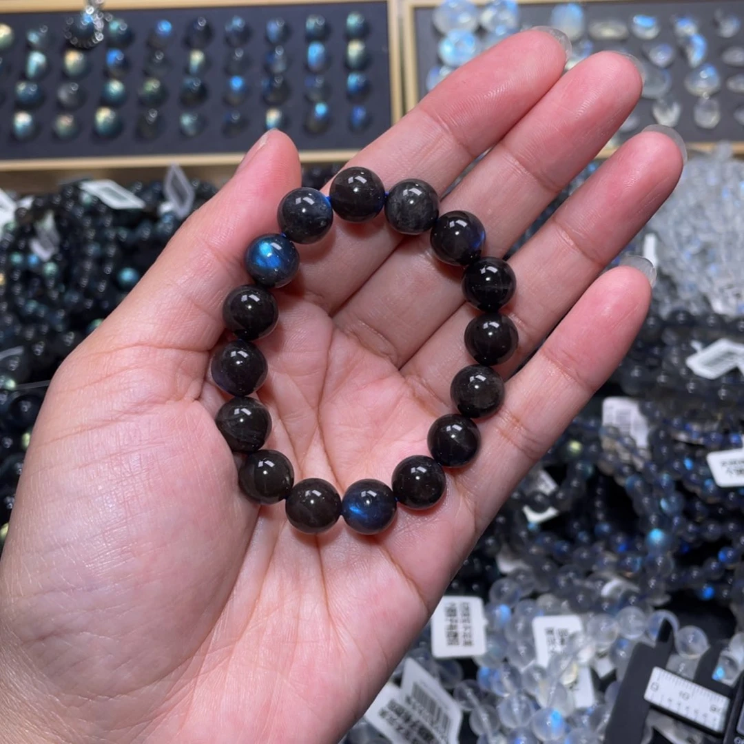 拉长石手链未镶嵌✨****?拉长石手链10.7m