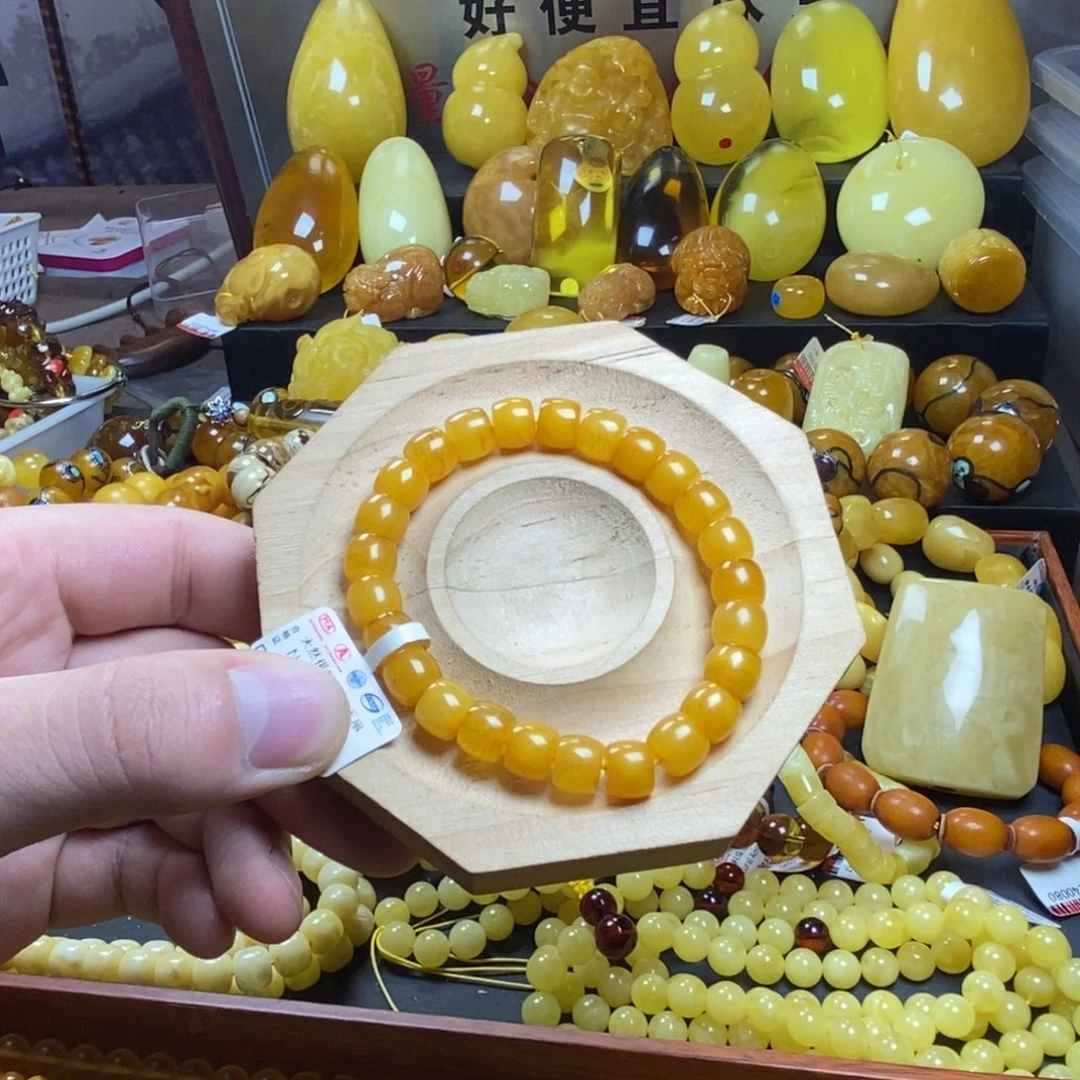 裸石琥珀未镶嵌蜜蜡