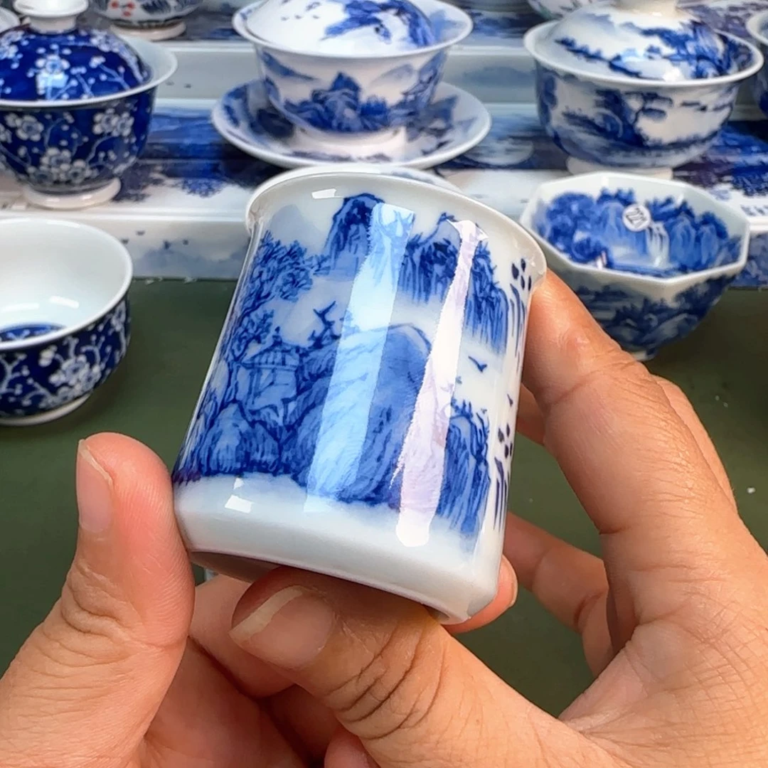 景德镇纯手绘茶具圆圆221