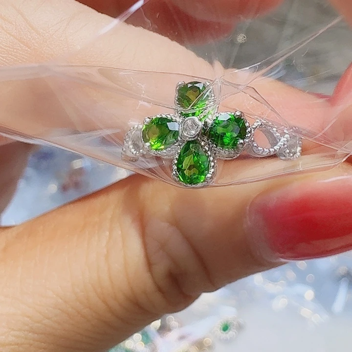 吊坠925银合成立方氧化锆
