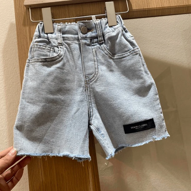 26823高端童装时尚百搭新款牛仔短裤77-2