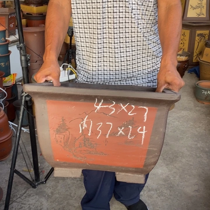 紫砂花盆紫砂花盆盆栽花卉苗木