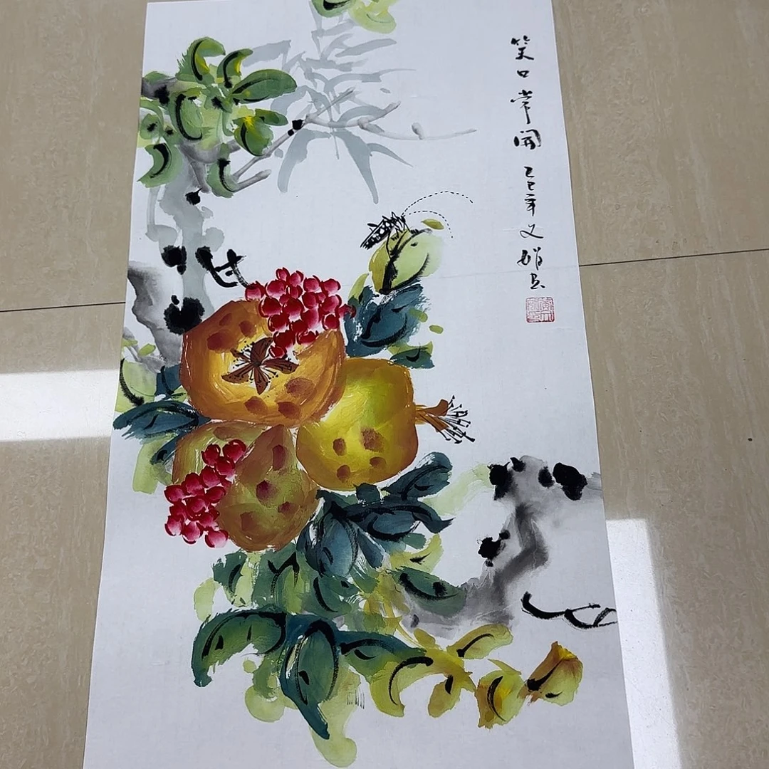 国画国画作品多次