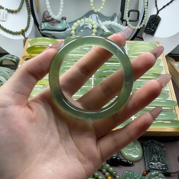 蛇纹石玉合金手镯