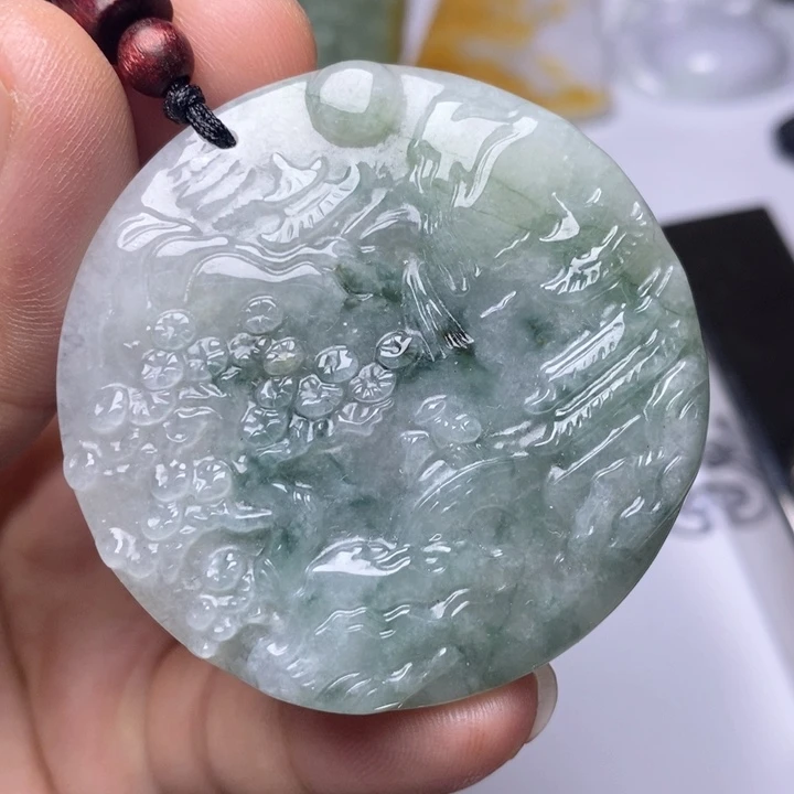 颈饰未镶嵌翡翠翡翠