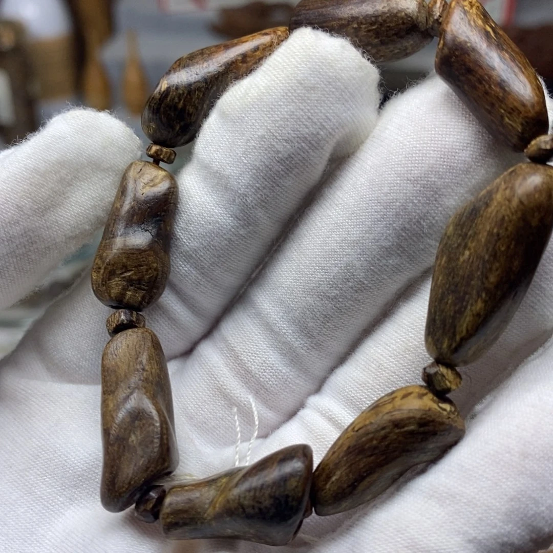 沉香手串加里曼丹 沉水瘤疤 10.9克