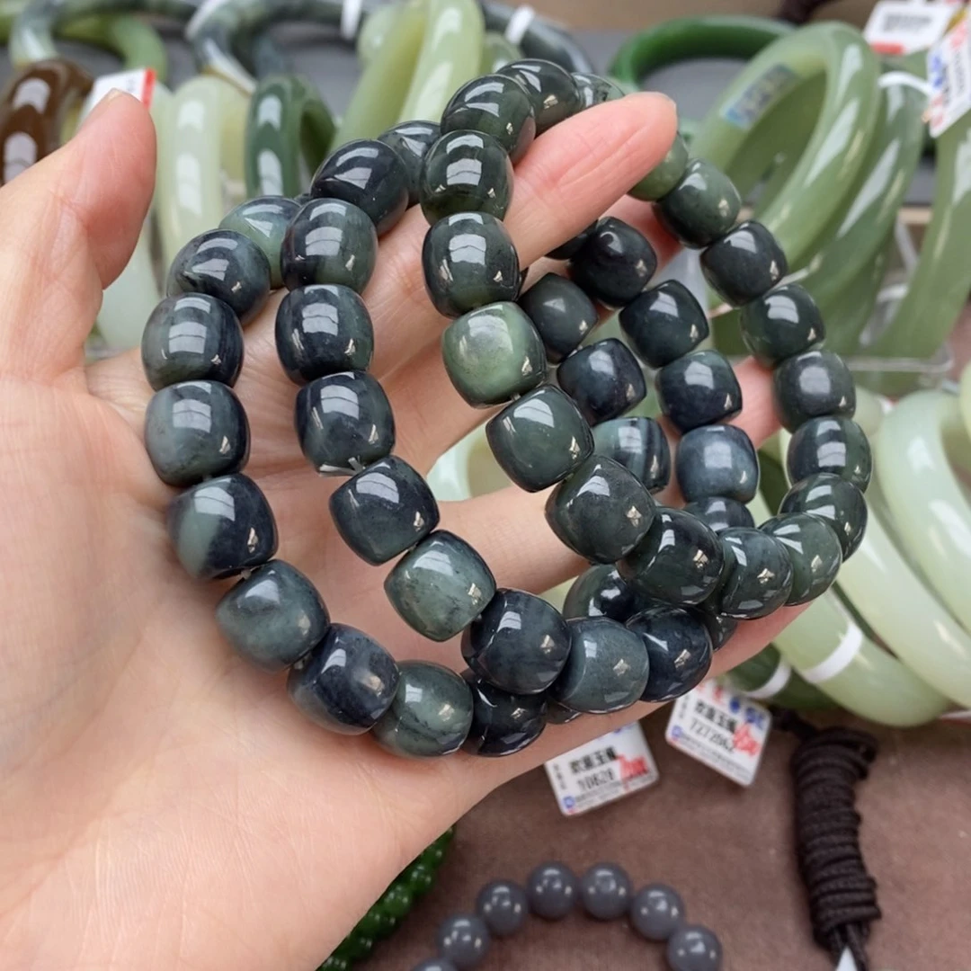 和田玉手链未镶嵌