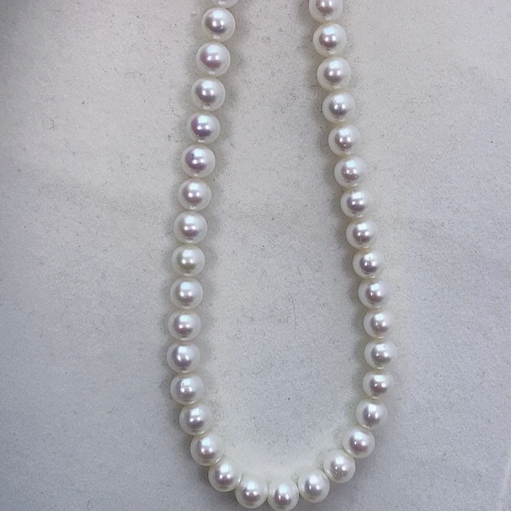 淡水珍珠颈饰银S925镶嵌