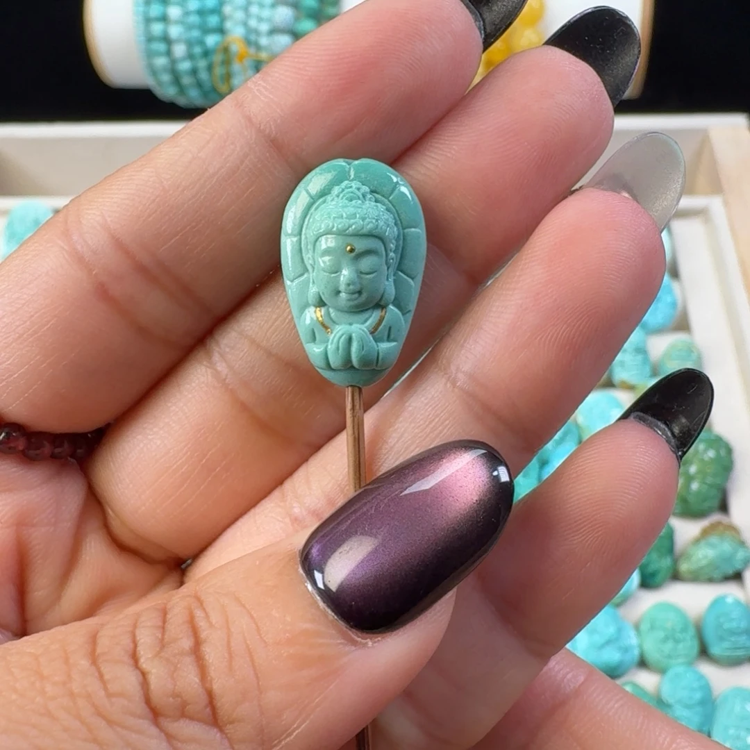 绿松石未镶嵌吊坠(不含链)