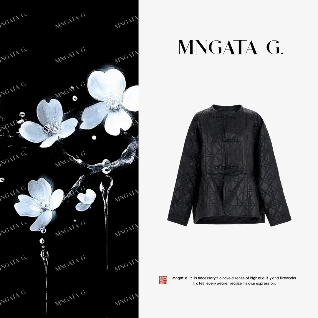MNGATA G.宫小妍【菱格宝宝2.0】羊皮早秋新中式中国风外套5052640