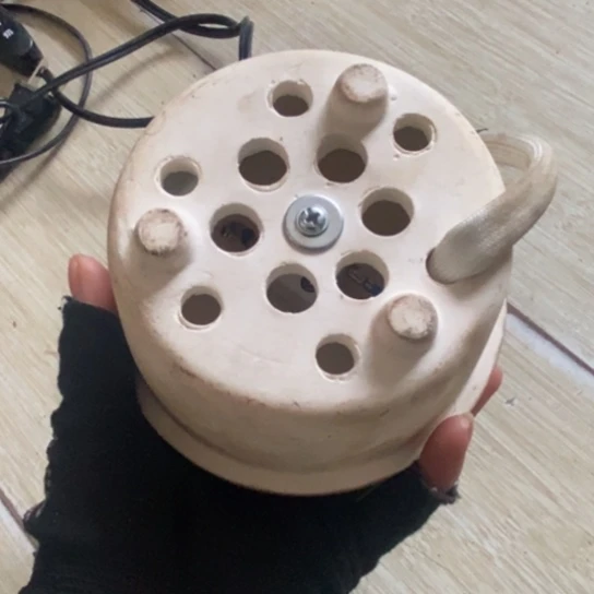 蜜安罐瓷香炉锡茶则