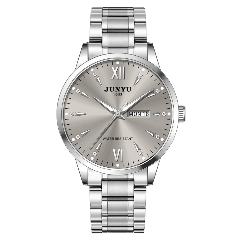 【专柜正品】---水泥灰---高版本高品质---全新防水男款手表