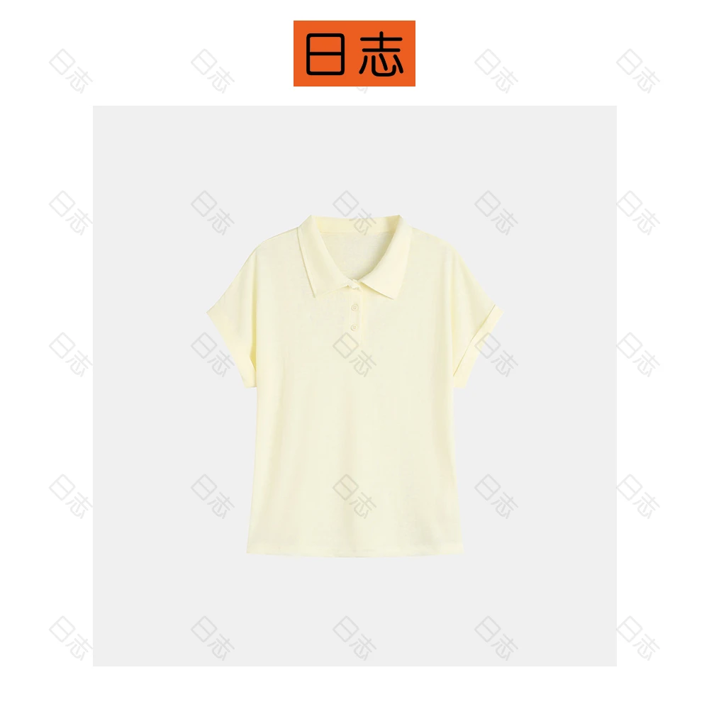 PIPO短袖短袖ol轻奢纯色DD52T439
