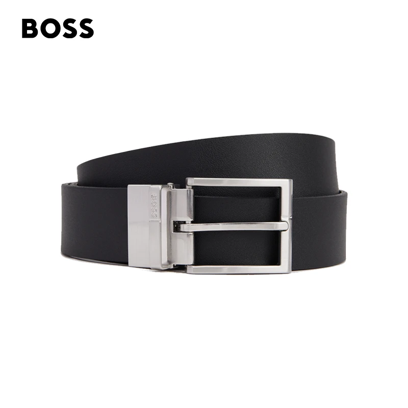 【新意礼物】BOSS博斯男士25夏季新款可替换扣经典皮革腰带50537100