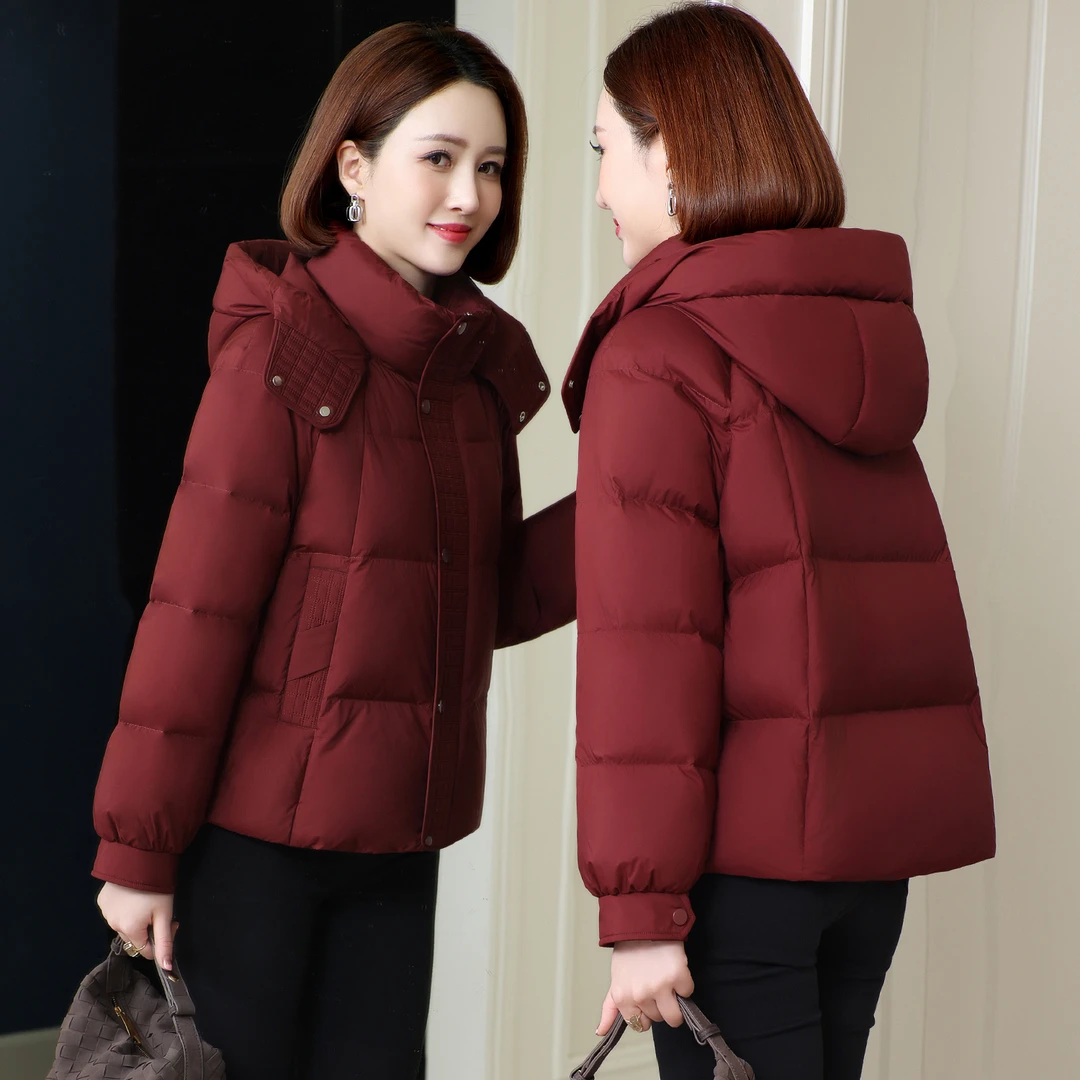 女士羽绒服气质新款加厚保暖冬装韩版小个子时尚洋气短款减龄外套