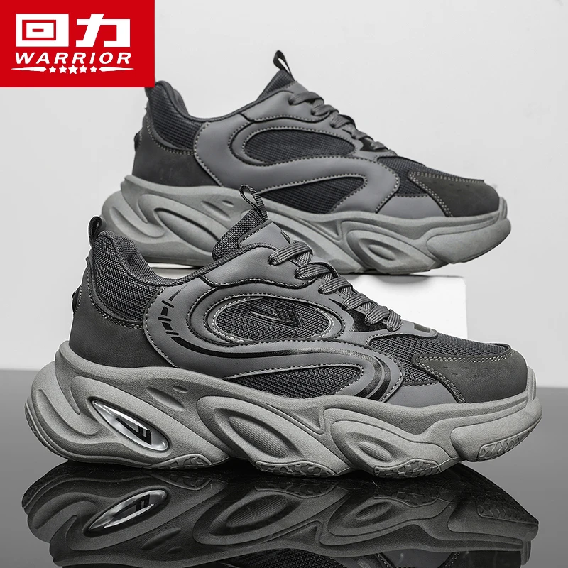 回力男鞋2025新款秋季休闲运动时尚百搭潮流男士厚底老爹鞋子男款