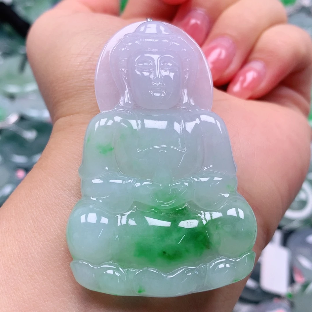 翡翠颈饰未镶嵌天然翡翠