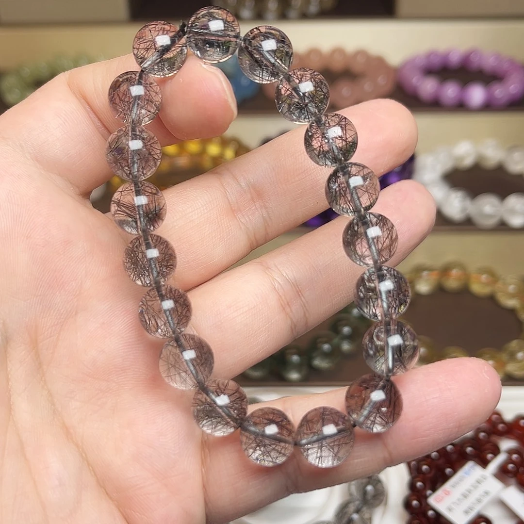 未镶嵌手链水晶黑发晶