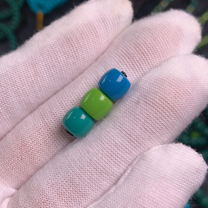 高端平替高瓷玉化文玩珠串7.5
