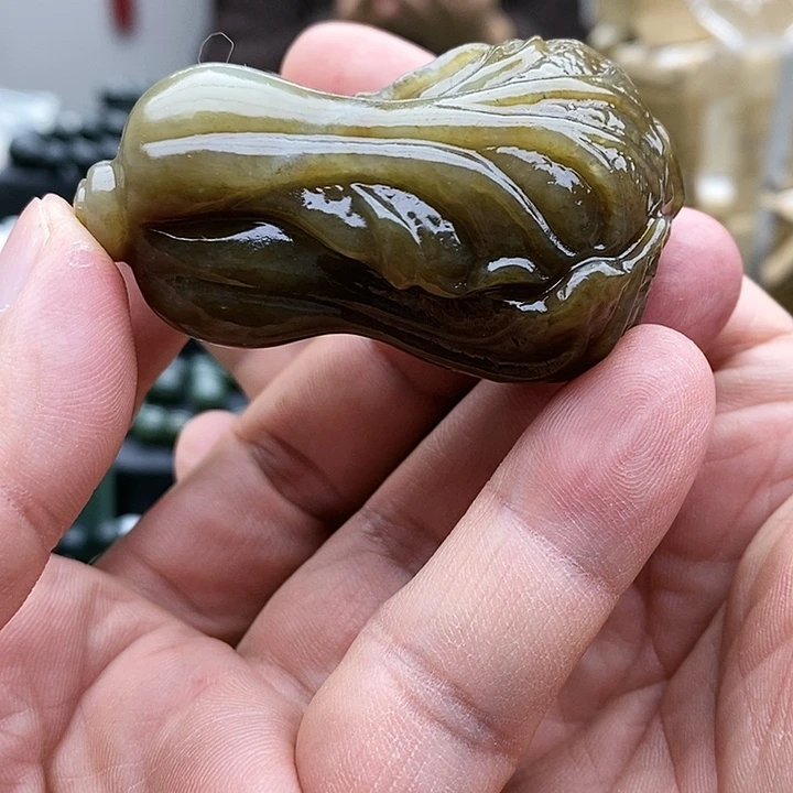 【闪购商品】未镶嵌手链和田玉白菜