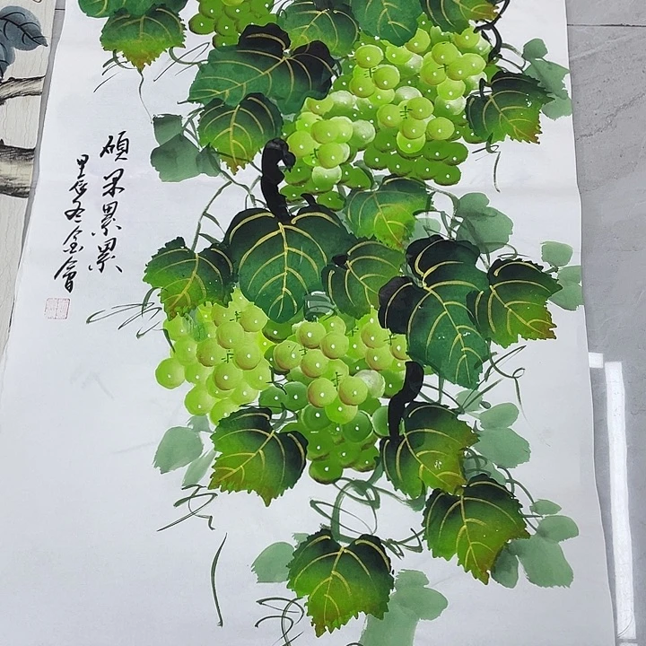 国画这种装修正在小霞