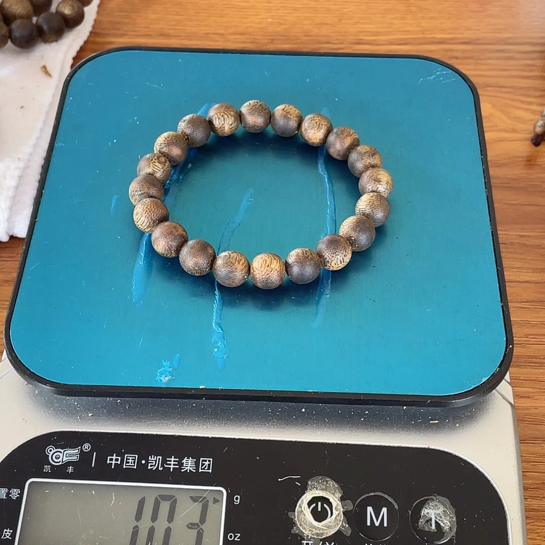 手串沉香卡10白棋沉香手串