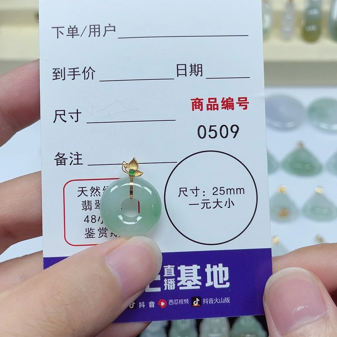 翡翠未镶嵌颈饰翡翠