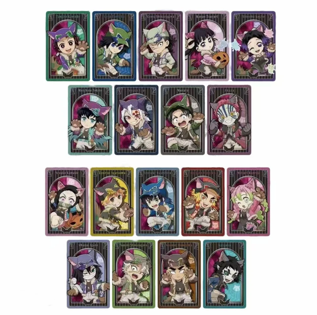 日谷正版 鬼灭之刃 2025万圣节限定 金属卡 收藏卡片 盲袋