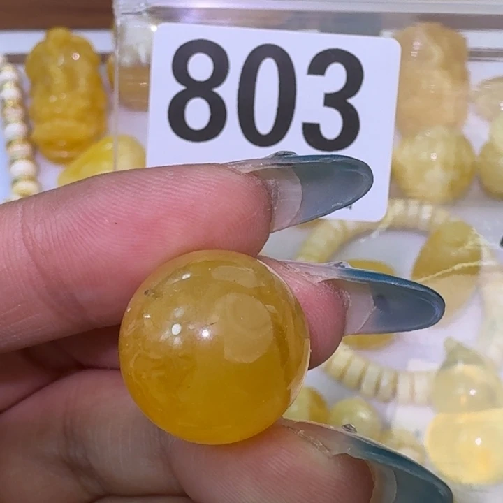 裸石琥珀未镶嵌18.2瑕疵