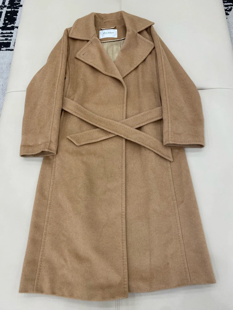 全新未使用 MaxMara Manuela系列大衣 经典驼色 骆驼毛38码闲置品