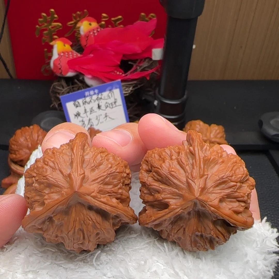 把件文玩核桃崔凯公子帽全品38