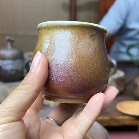 戬谷龙窑柴烧茶杯43