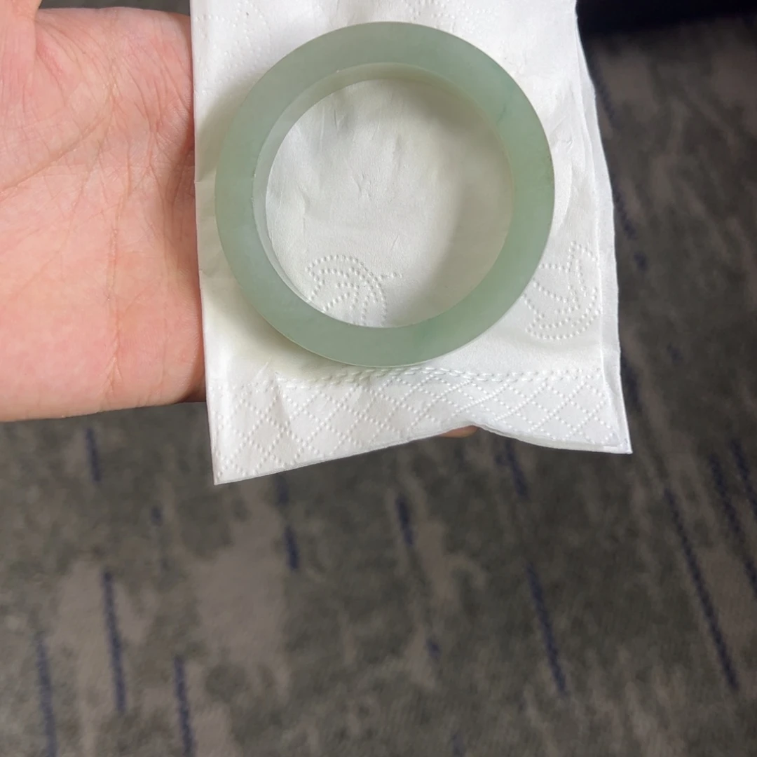 未镶嵌正圈定制翡翠蓝晴水53-53