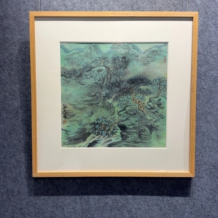 R***r国画韩长荣老师山水作品