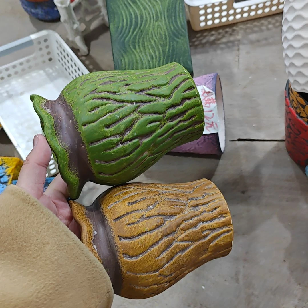 红陶吸水透气的白陶花盆凑满12发货