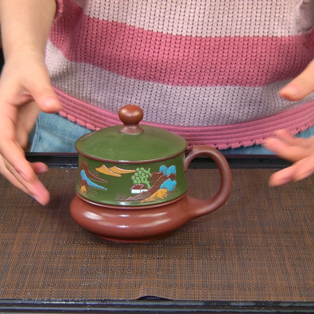 紫砂茶杯高货放漏