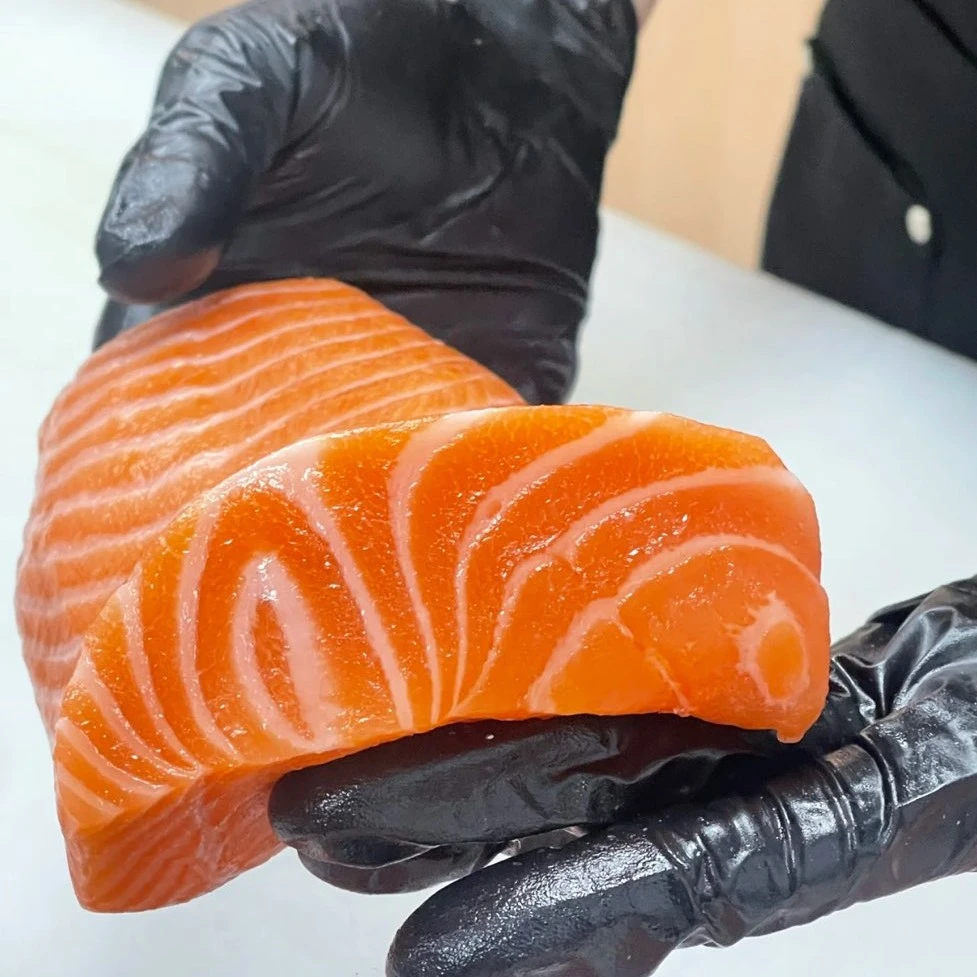 国产冰鲜三文鱼中段新鲜现切生鱼片可做日料刺身