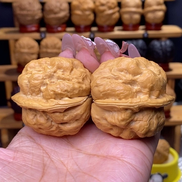 顺***6文玩核桃把件金蟾疙瘩包2号43尺